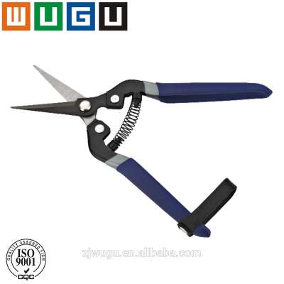 ISO9001 garden tool Powder coating with vinyl grips 7-1/2" fruit and flower shears