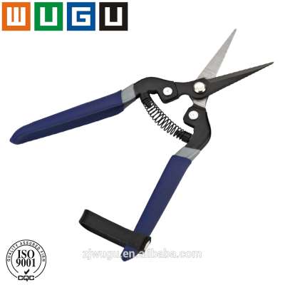 ISO9001 garden tool vinyl grips 7-1/2" fruit and flower shears rose cutter