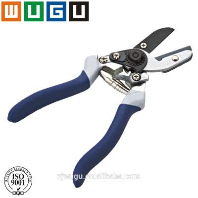 ISO9001 Branch cutter 50# Carbon steel non-stick with vinyl grips 8-1/2" Anvil pruner